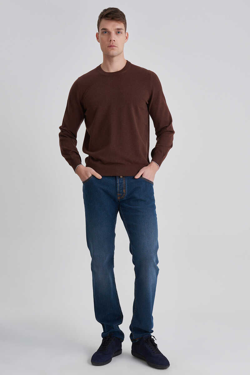 Brunello Cucinelli Erkek Kaşmir Kazak - 1