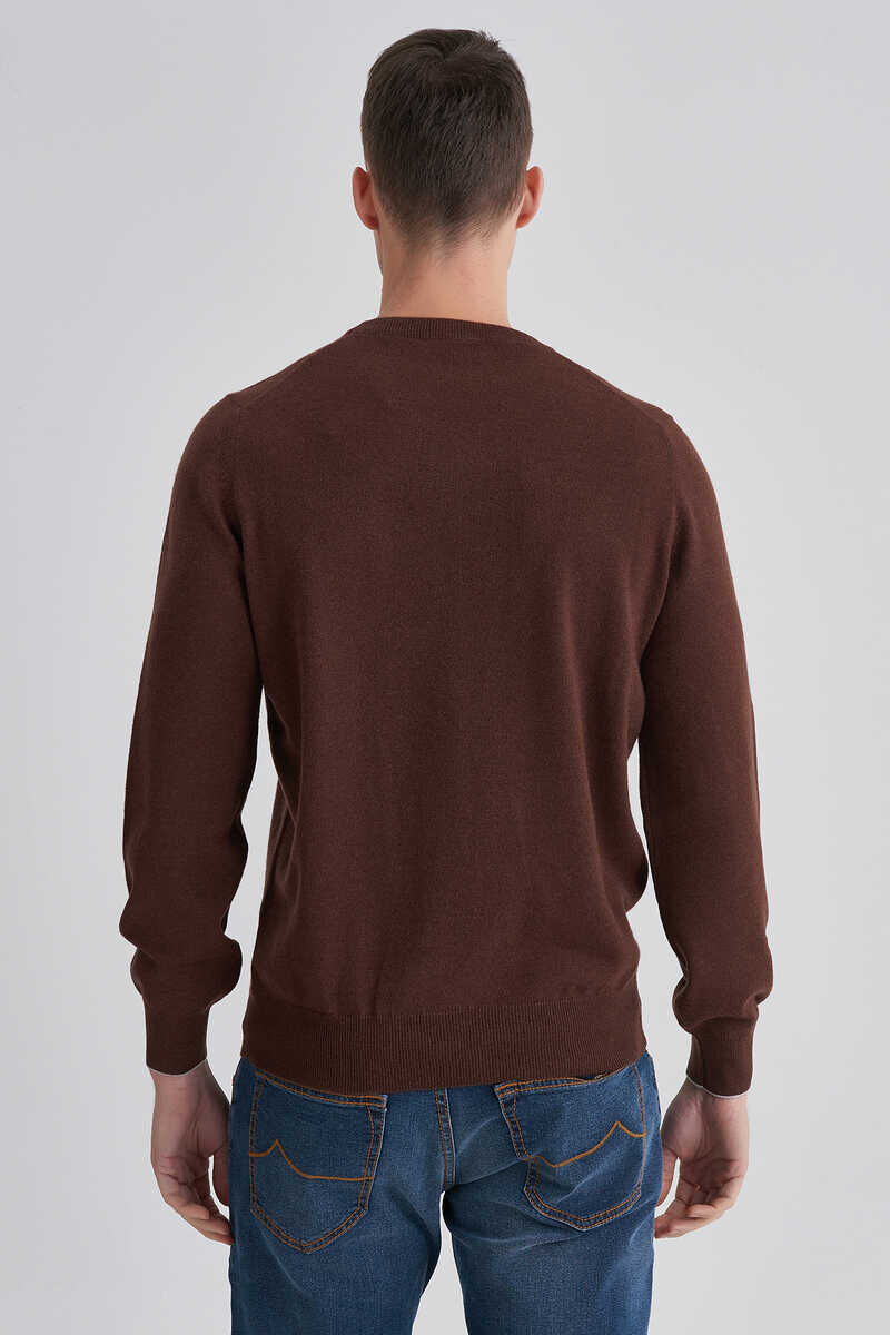 Brunello Cucinelli Erkek Kaşmir Kazak - 4