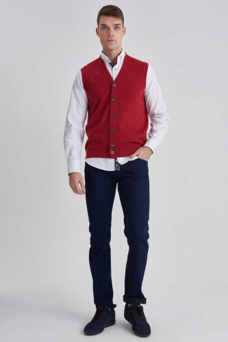 Brunello Cucinelli Erkek Kaşmir Yelek - Brunello Cucinelli