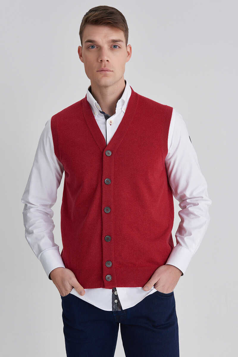 Brunello Cucinelli Erkek Kaşmir Yelek - 2