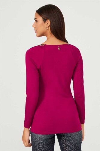 Byblos Zincir Yaka Kadın Bluz - 4