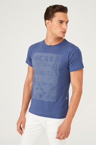 Cerruti 1881 Erkek Bisiklet Yaka T-Shirt - 12
