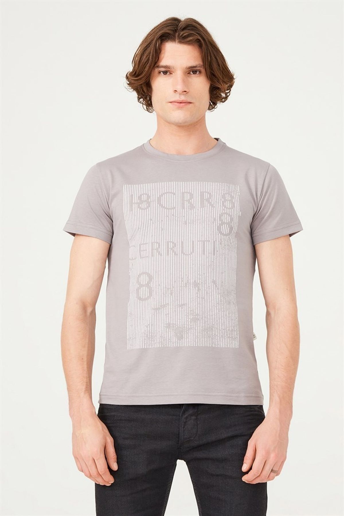 Cerruti 1881 Erkek Bisiklet Yaka T-Shirt - 16