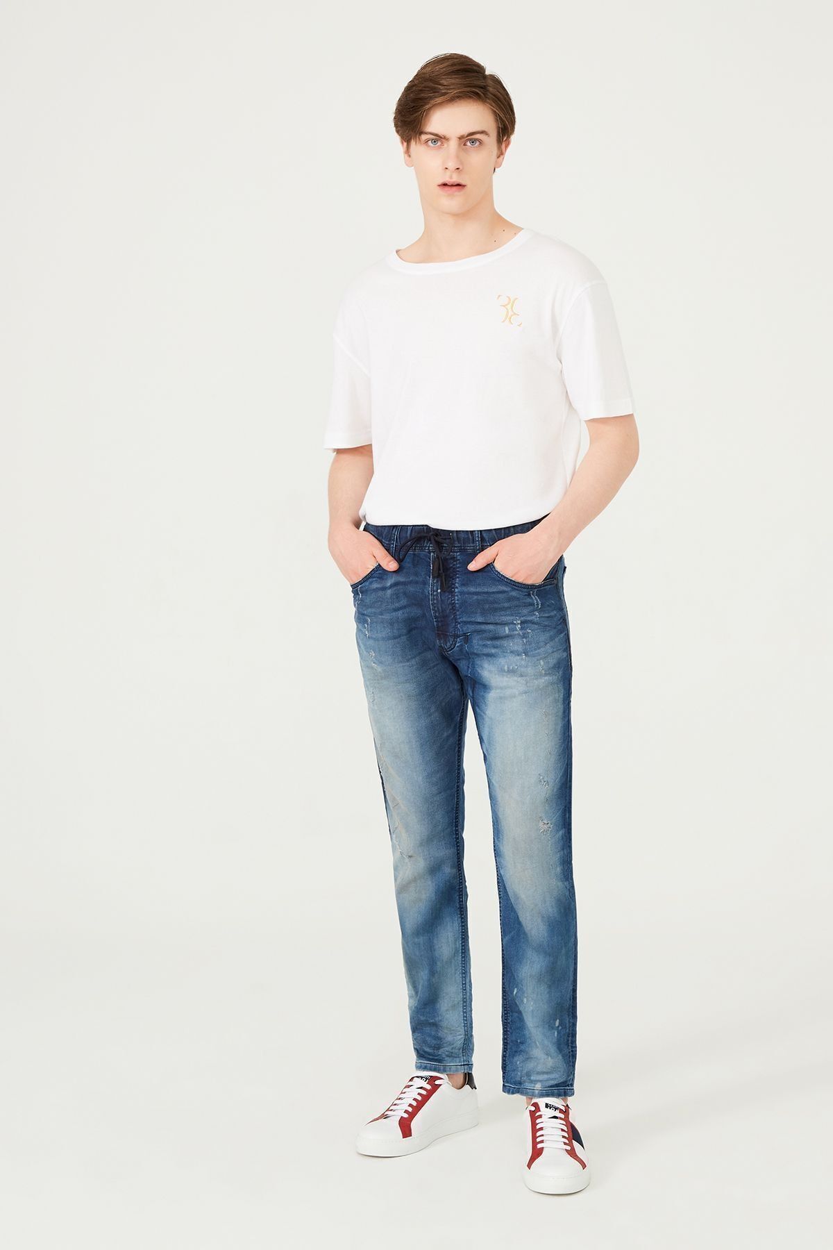 Diesel Bağcıklı Erkek Jean Pantolon - 9
