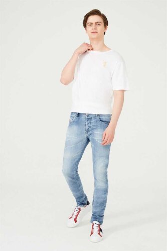 Diesel Erkek Normal Bel Normal Paça Jean Pantolon - 1