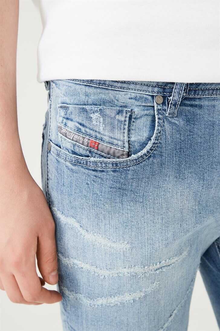 Diesel Erkek Normal Bel Normal Paça Jean Pantolon - 4