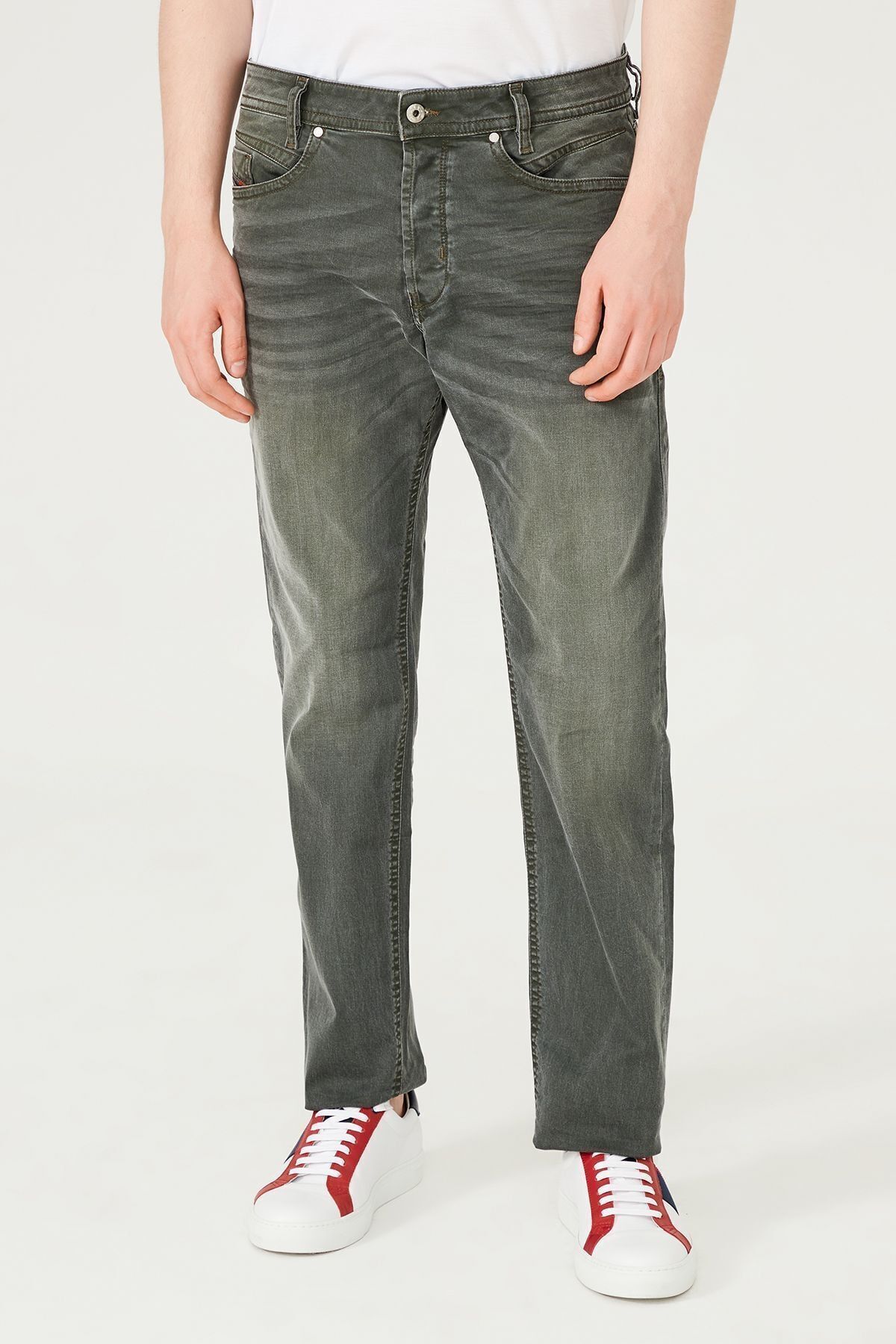 Diesel Erkek Normal Bel Normal Paça Jean Pantolon - 16