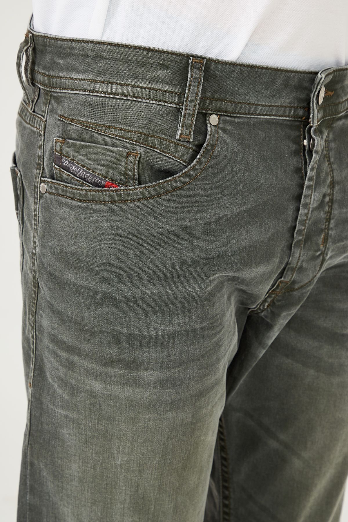 Diesel Erkek Normal Bel Normal Paça Jean Pantolon - 17
