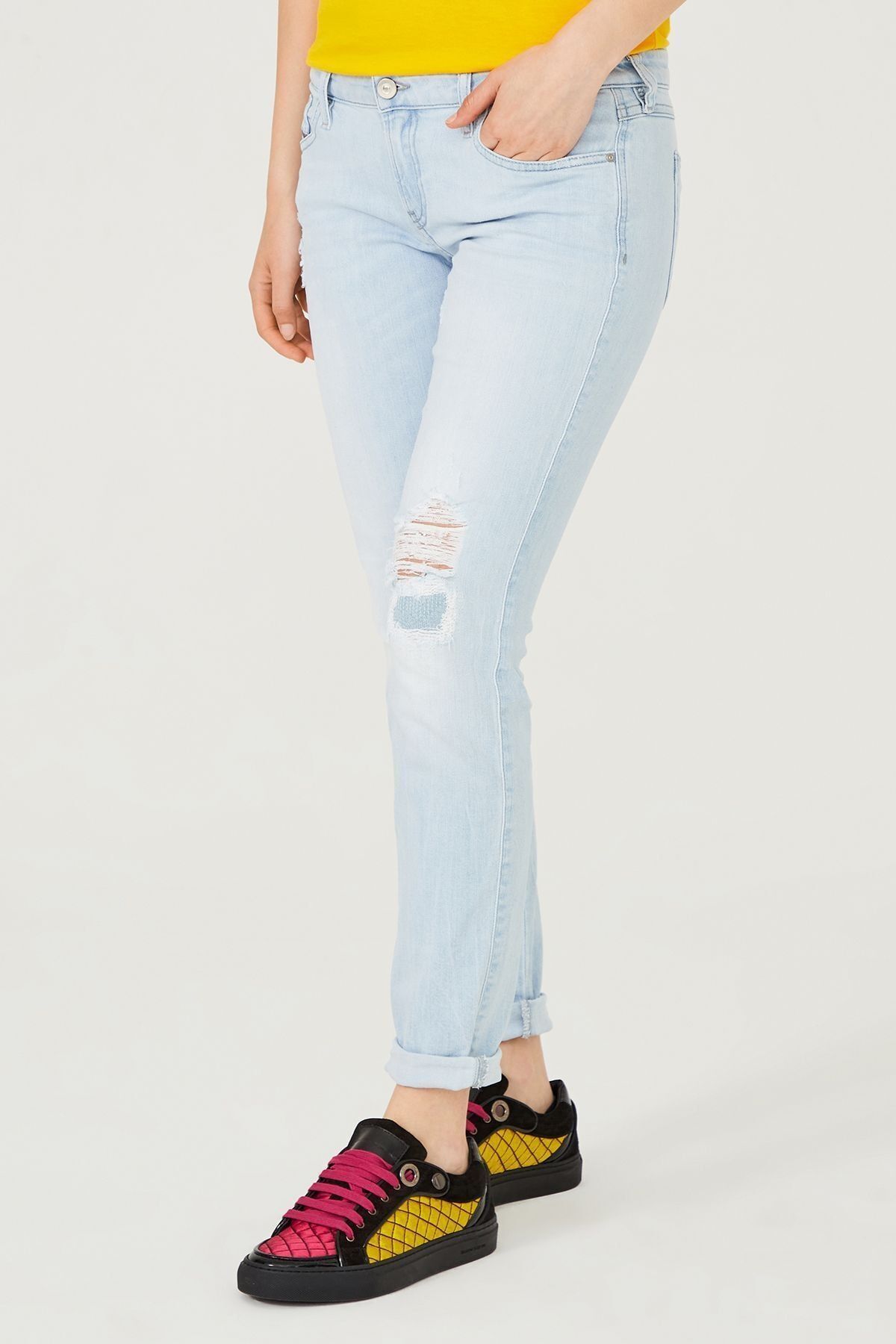 Diesel Kadın Normal Bel Jeans Pantolon - 6