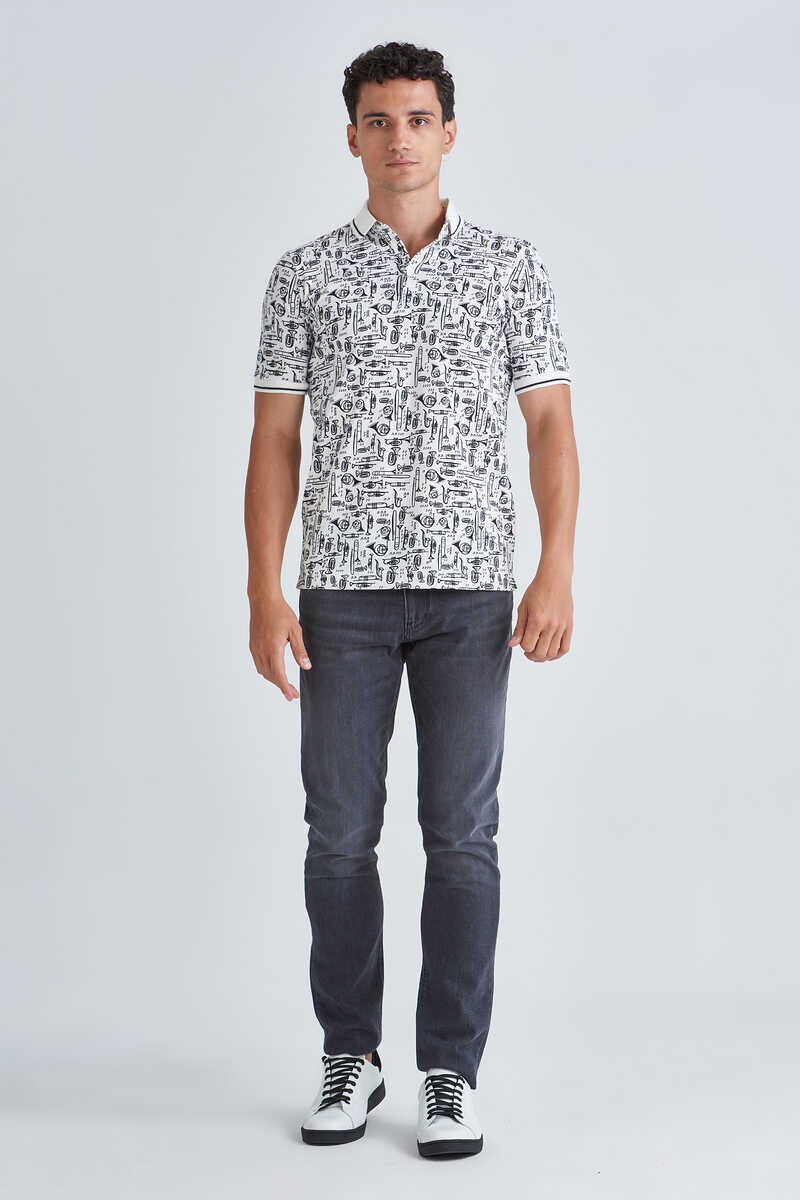 Dolce&Gabbana Erkek Polo Yaka T-Shirt - 2