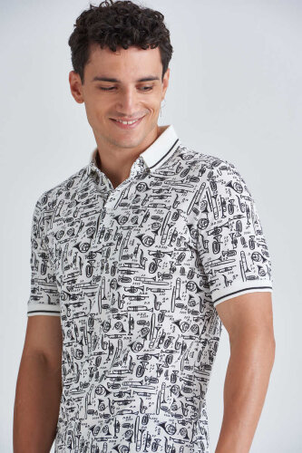 Dolce&Gabbana Erkek Polo Yaka T-Shirt - 3