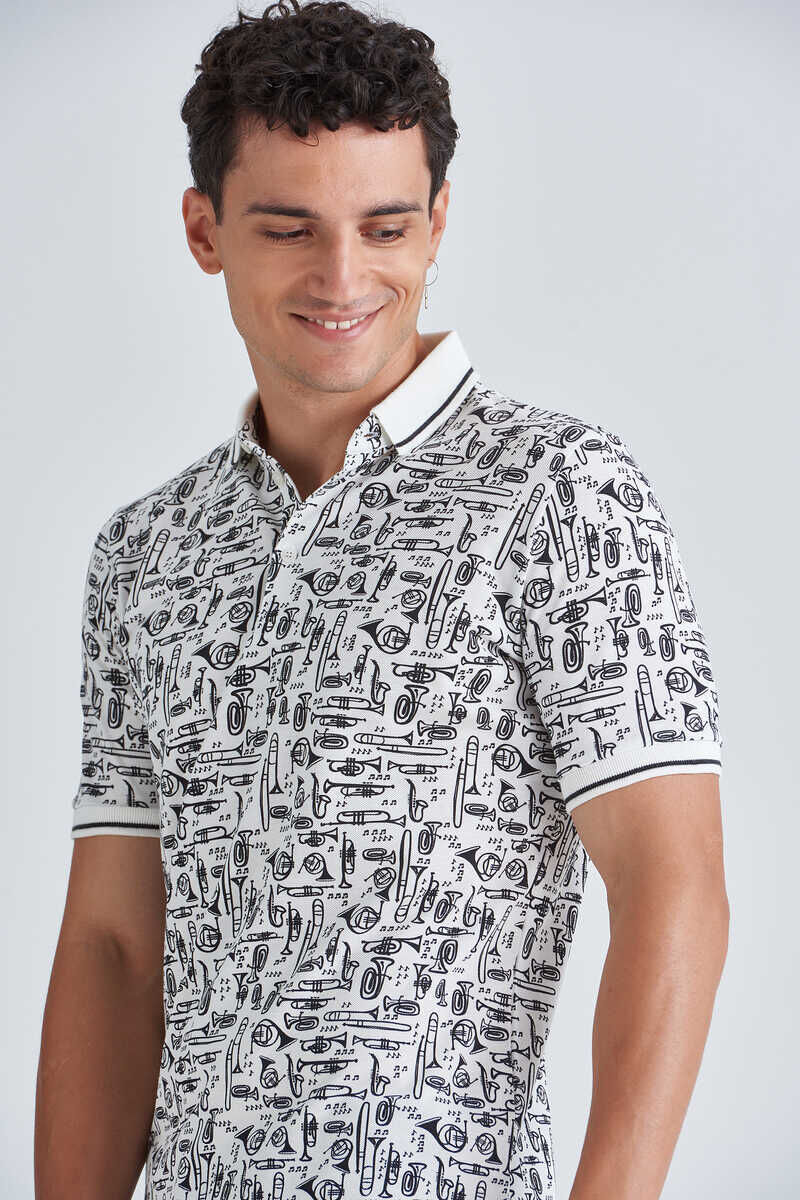 Dolce&Gabbana Erkek Polo Yaka T-Shirt - 3
