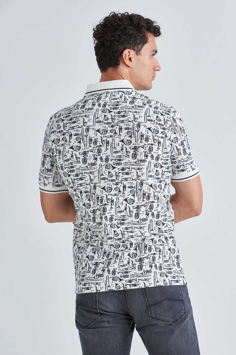 Dolce&Gabbana Erkek Polo Yaka T-Shirt - 4