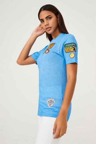 Dsquared2 Armalı Bisiklet Yaka T-Shirt - 3