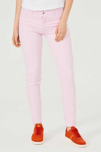 Düşük Bel Dar Paça Kadın Jean Pantolon - Trussardi