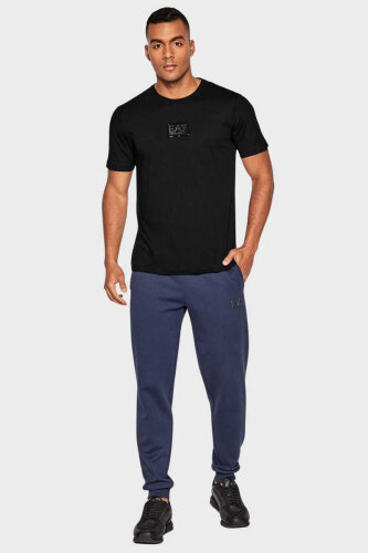 EA7 Bisiklet Yaka Logolu Erkek T-Shirt - 2