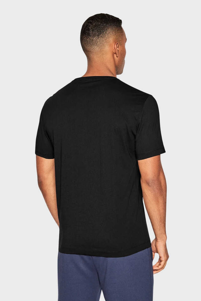 EA7 Bisiklet Yaka Logolu Erkek T-Shirt - 3