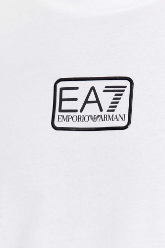 EA7 Bisiklet Yaka Logolu Erkek T-Shirt - 4