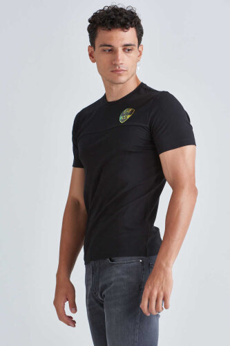 EA7 Erkek Armalı Bisiklet Yaka T-shirt - 3