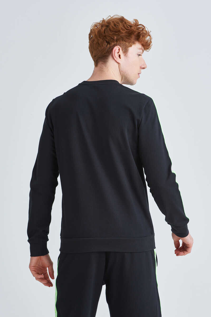EA7 Erkek Bisiklet Yaka Sweatshirt - 4