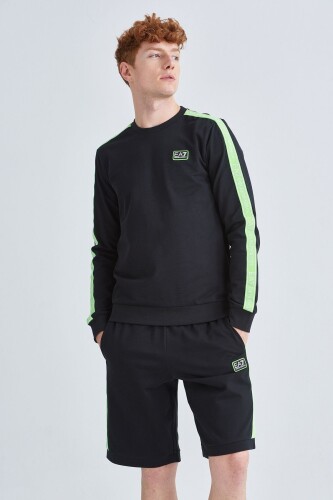 EA7 Erkek Bisiklet Yaka Sweatshirt - 6