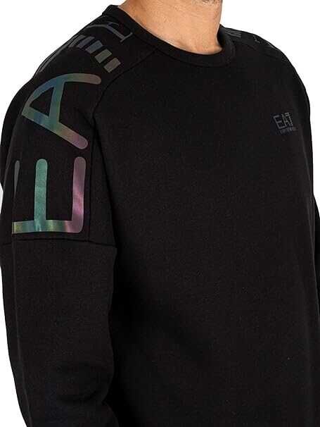 EA7 Erkek Bisiklet Yaka Sweatshirt - 2