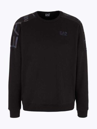 EA7 Erkek Bisiklet Yaka Sweatshirt - 4