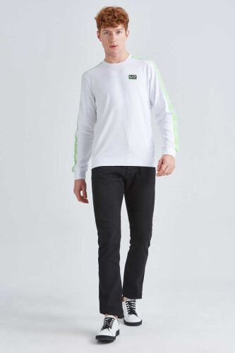 EA7 Erkek Bisiklet Yaka Sweatshirt - 2
