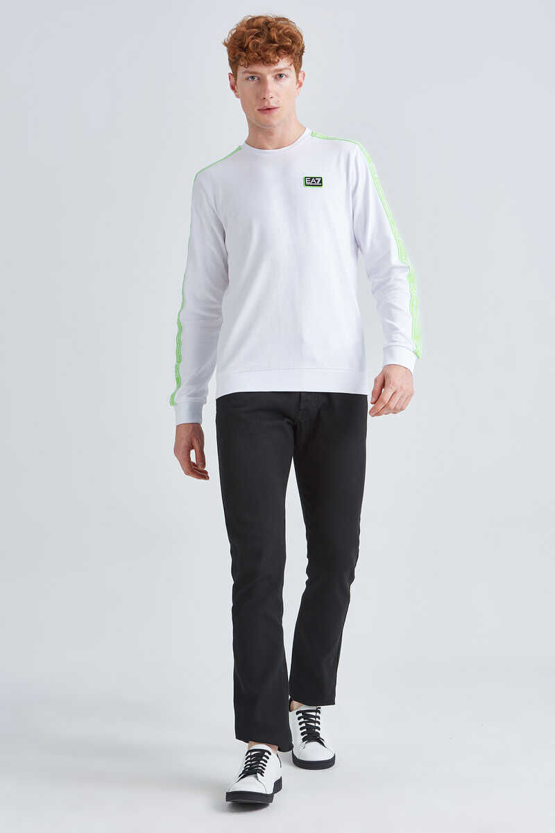EA7 Erkek Bisiklet Yaka Sweatshirt - 2