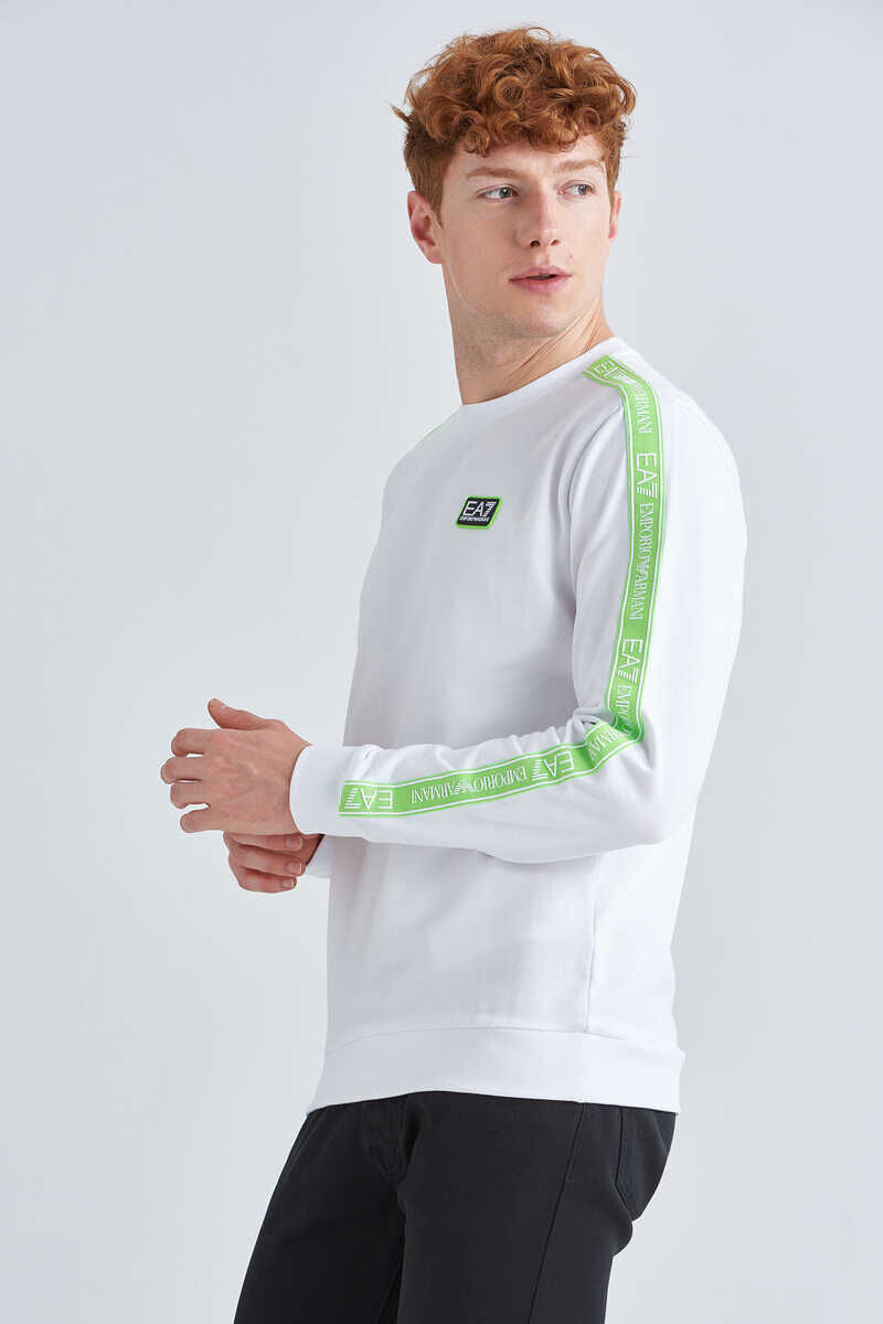 EA7 Erkek Bisiklet Yaka Sweatshirt - 3