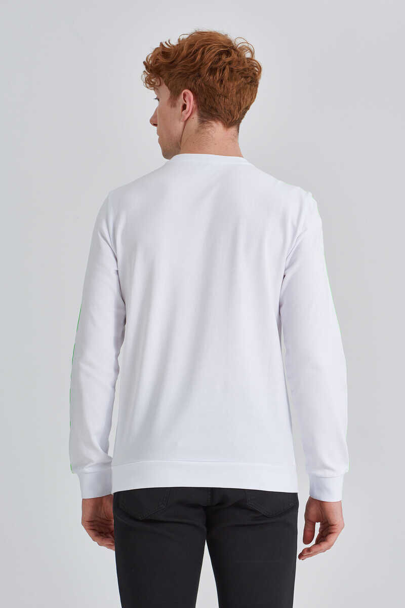 EA7 Erkek Bisiklet Yaka Sweatshirt - 5