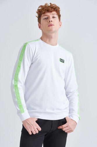EA7 Erkek Bisiklet Yaka Sweatshirt - 6
