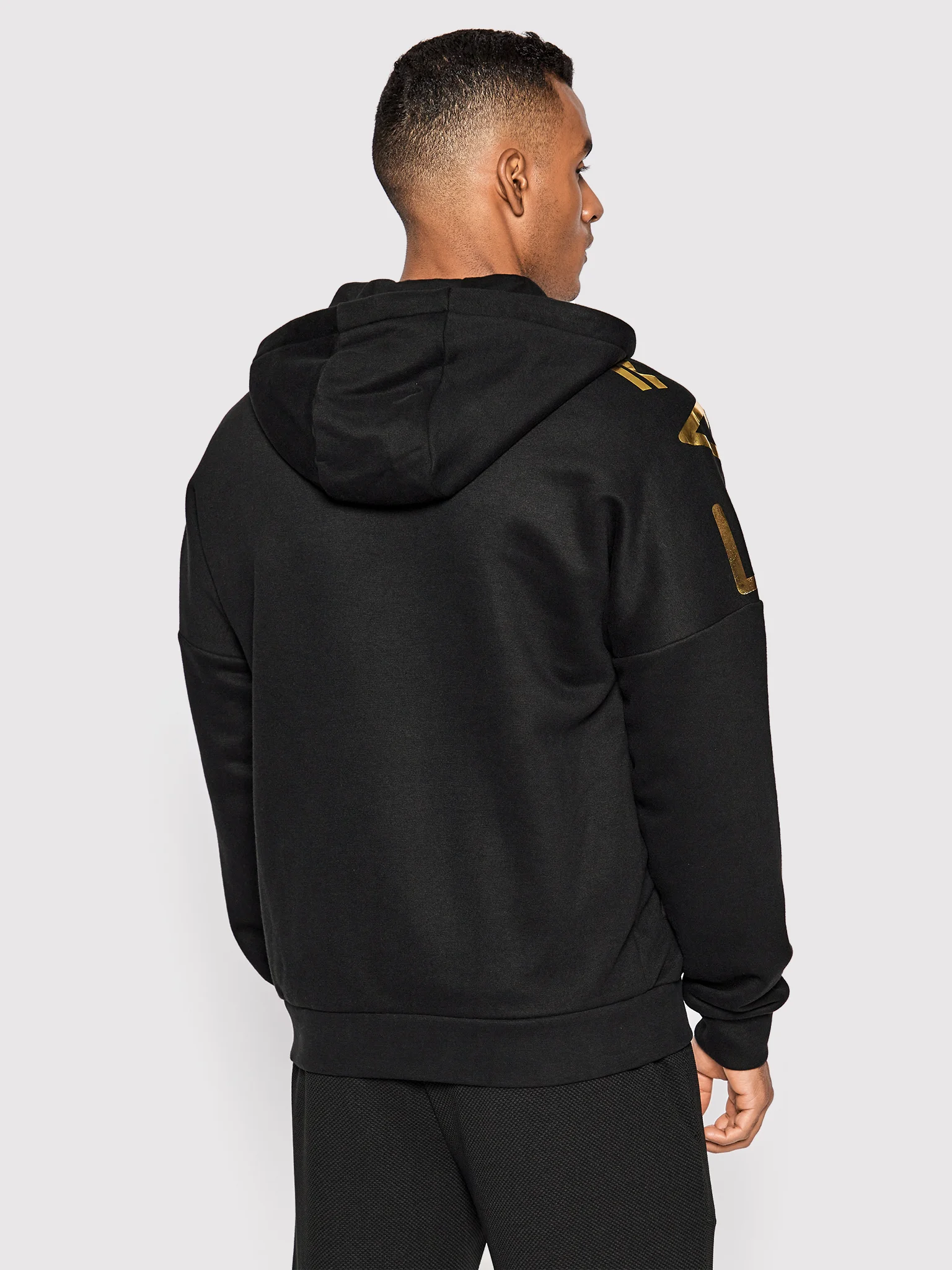 EA7 Erkek Fermuarlı Kapşonlu Sweatshirt - 5