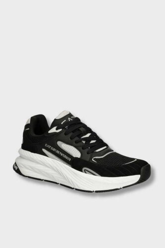 EA7 Erkek Logolu Bağcıklı Sneaker - Emporio Armani