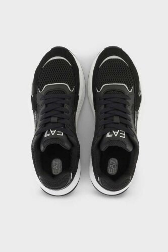 EA7 Erkek Logolu Bağcıklı Sneaker - 4