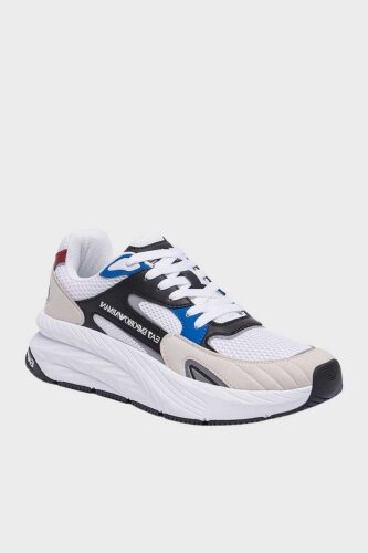 EA7 Erkek Logolu Bağcıklı Sneaker - Emporio Armani