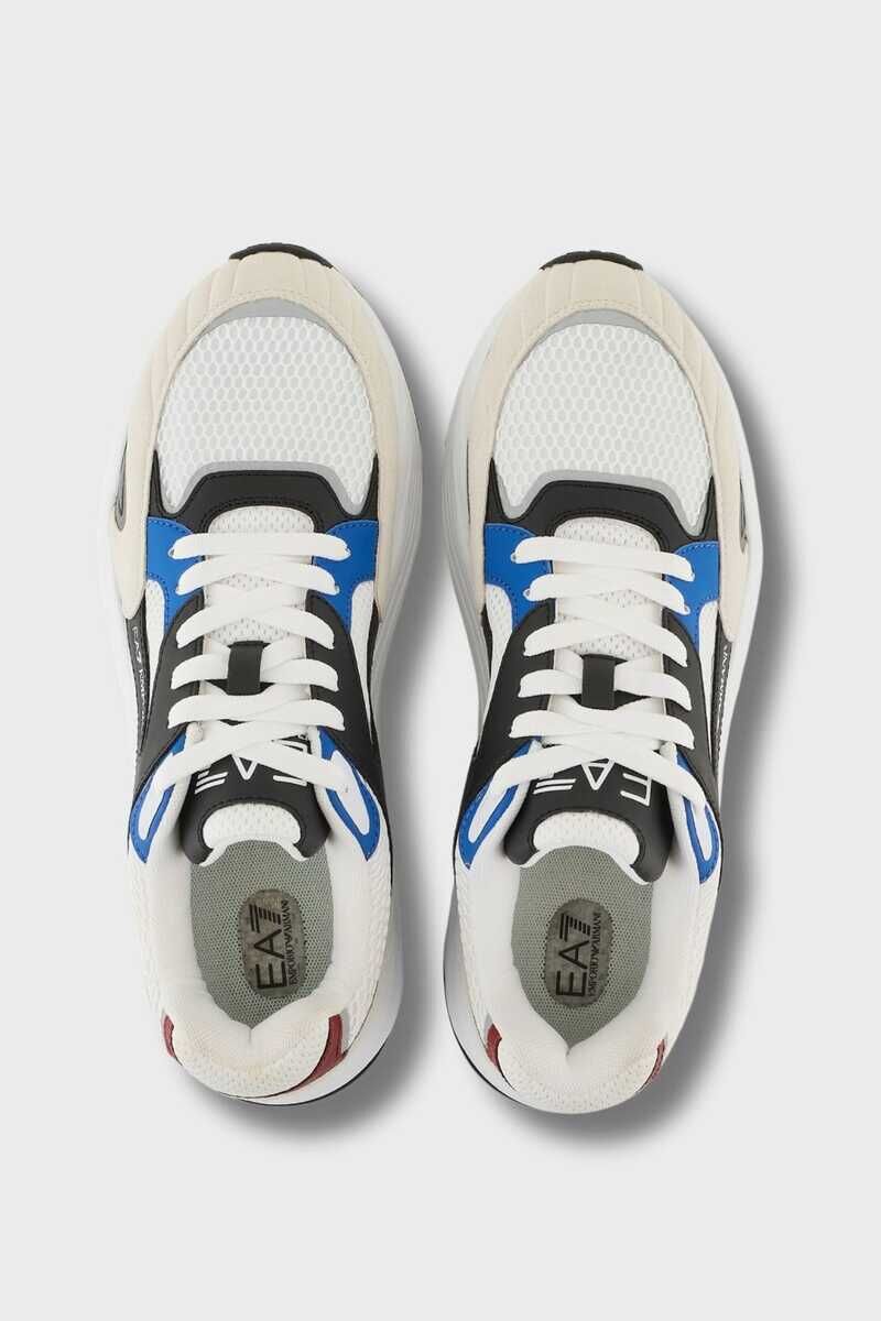 EA7 Erkek Logolu Bağcıklı Sneaker - 5
