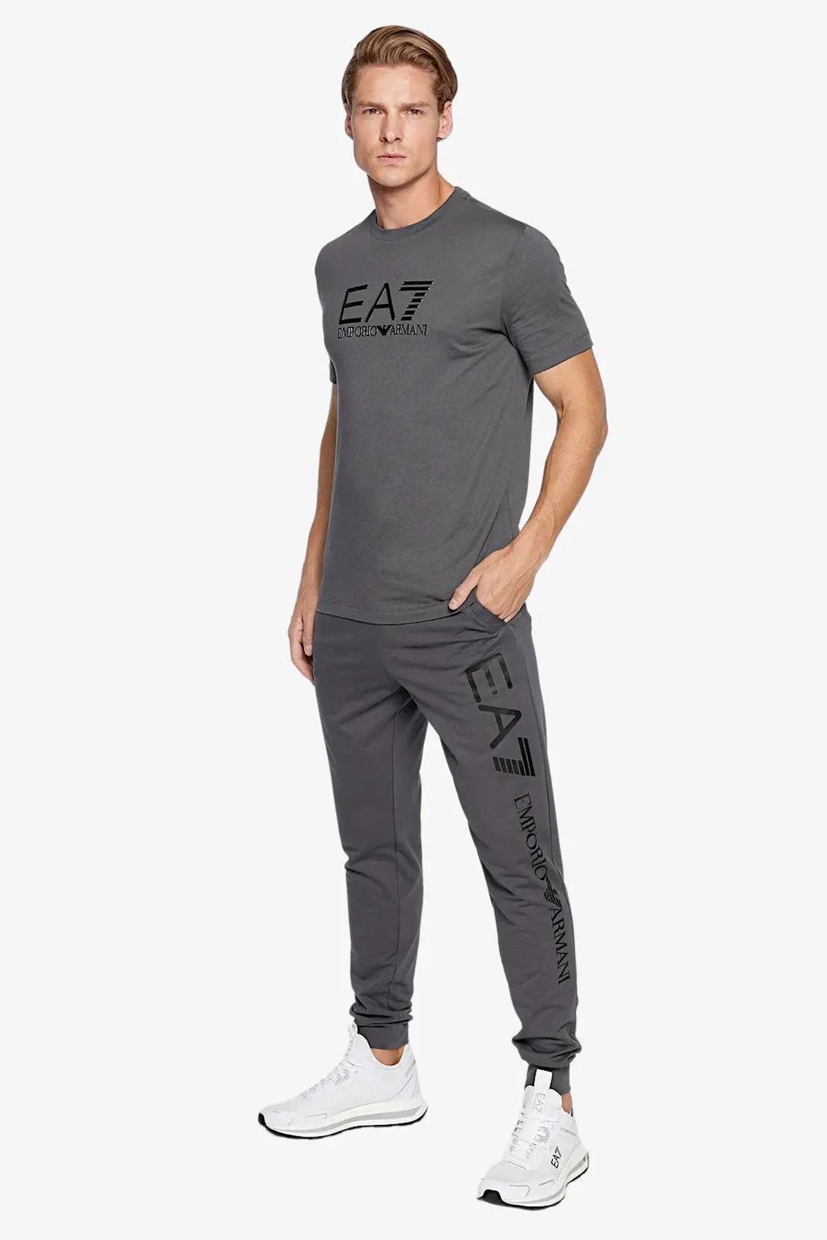 EA7 Erkek Logolu Eşofman Altı - 5