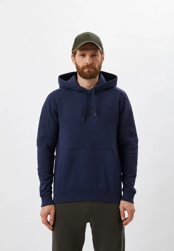 EA7 Kapşonlu Cepli Erkek Sweatshirt - 1