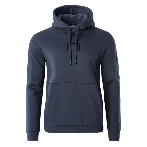 EA7 Kapşonlu Cepli Erkek Sweatshirt - 2