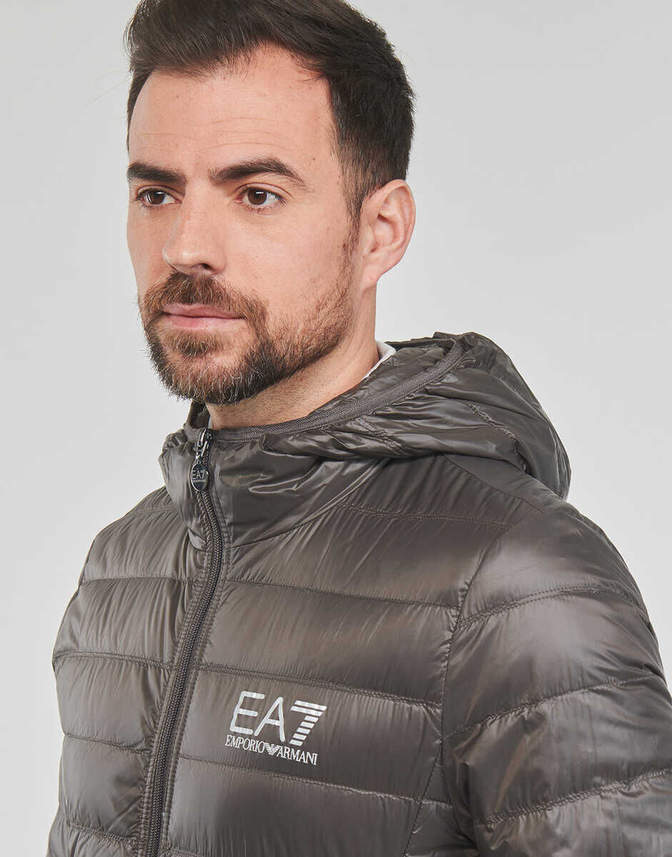 EA7 Kaz Tüyü Fermuarlı Erke Mont - 4