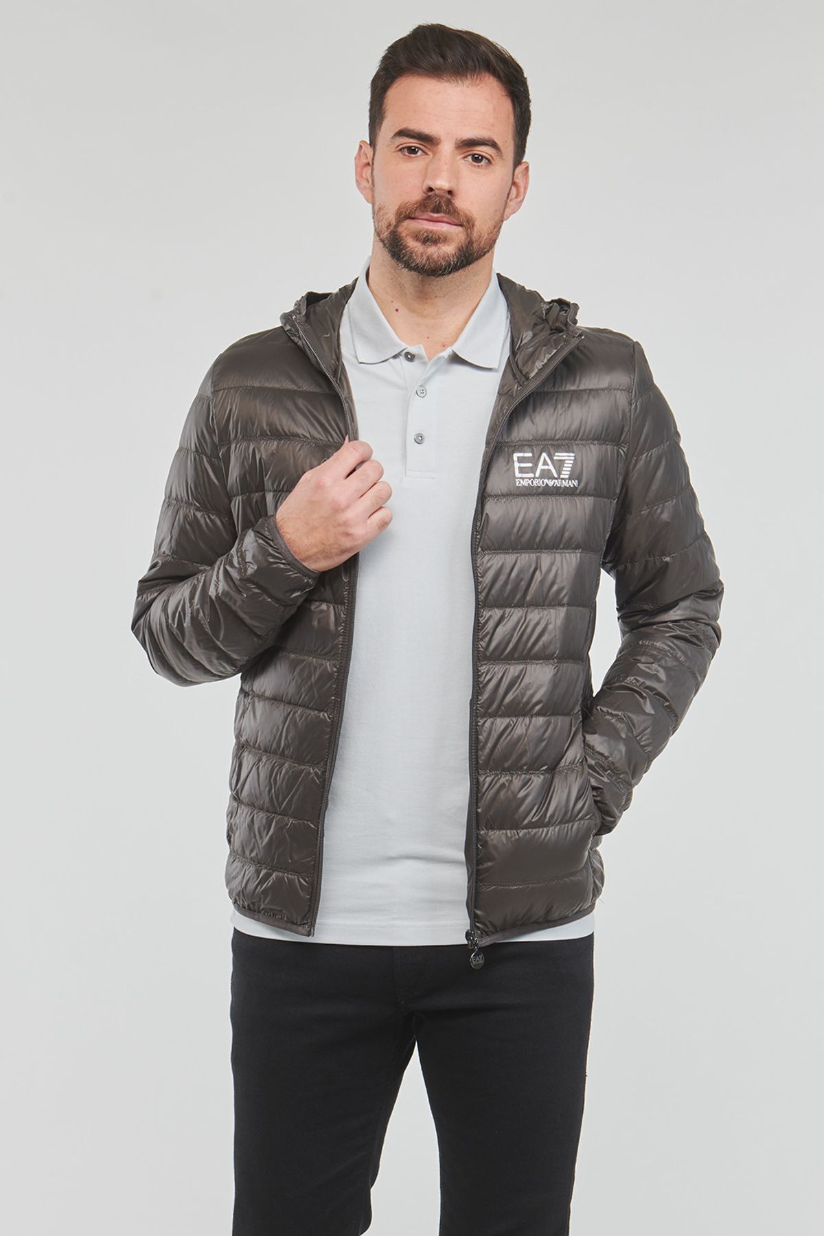 EA7 Kaz Tüyü Fermuarlı Erke Mont - 6