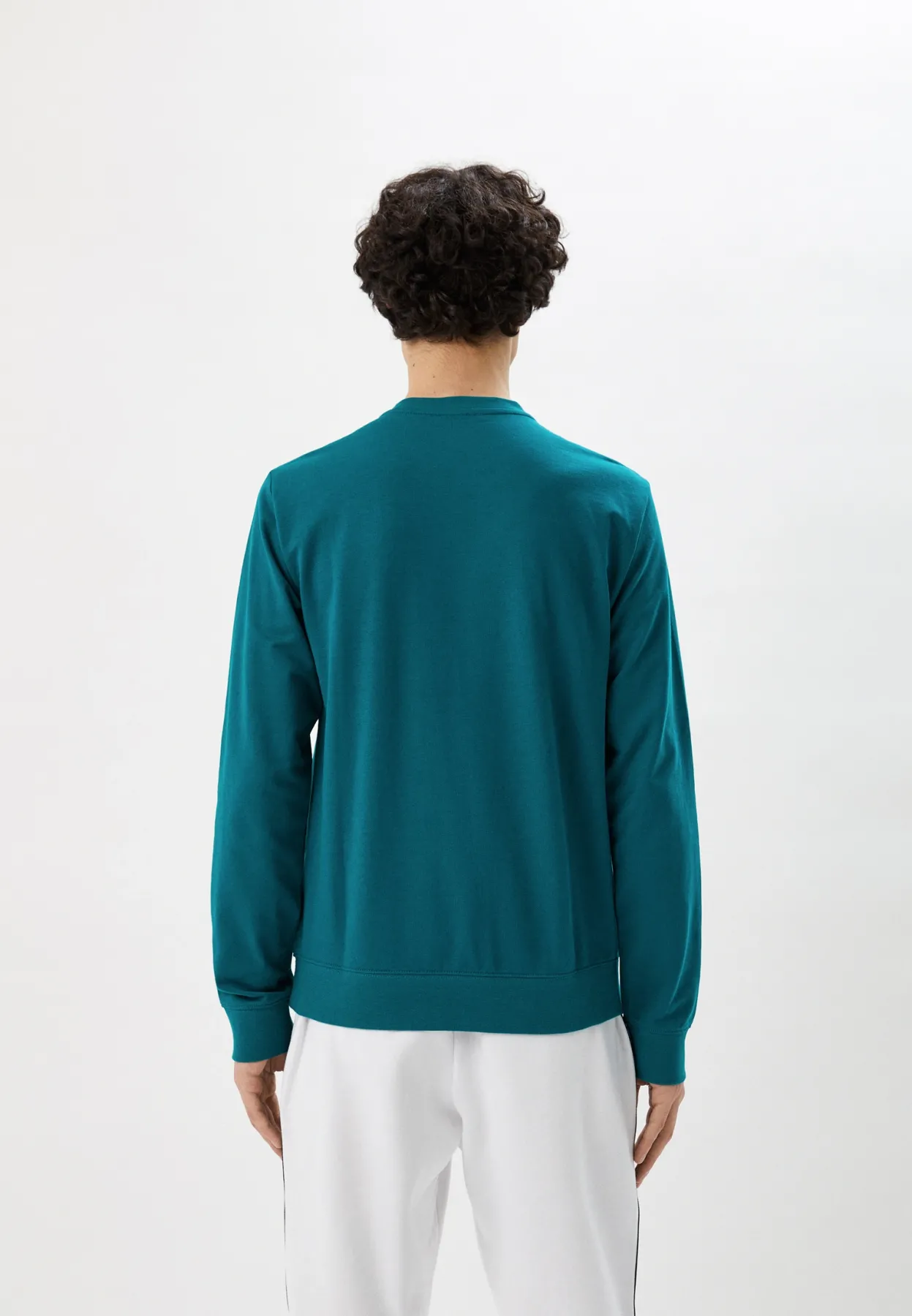 EA7 Logolu Bisiklet Yaka Erkek Sweatshirt - 3