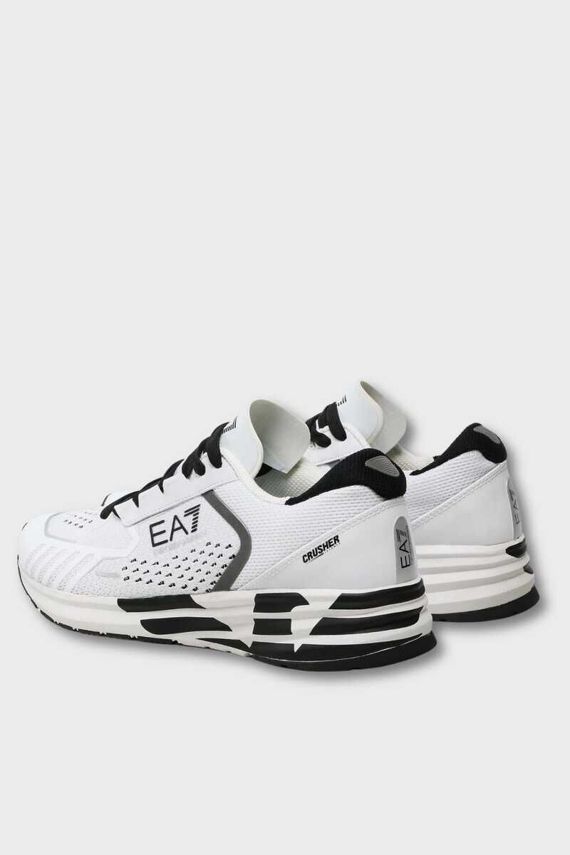 EA7 Unisex Bağcıklı Sneaker - 5