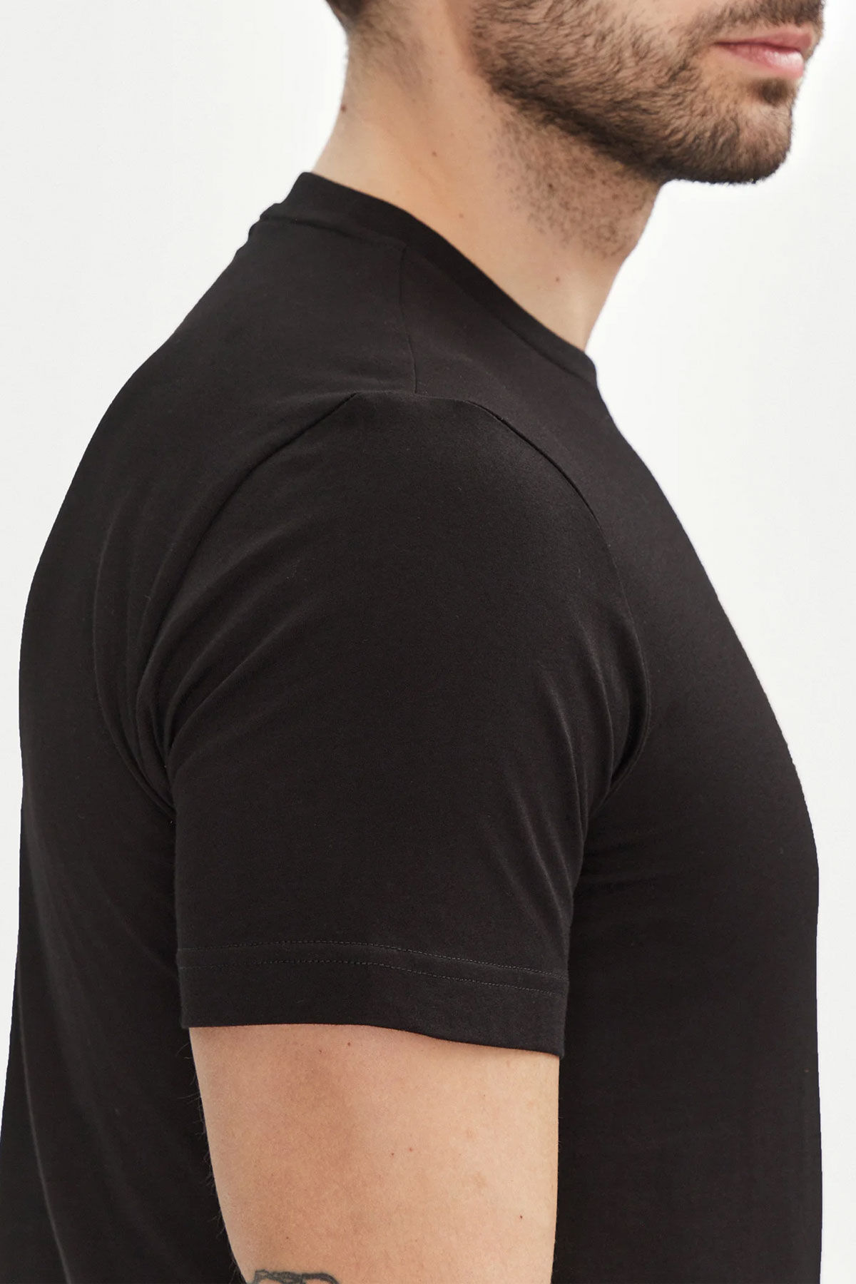 Empori Armani Bisiklet Yaka Erkek T-Shirt - 4