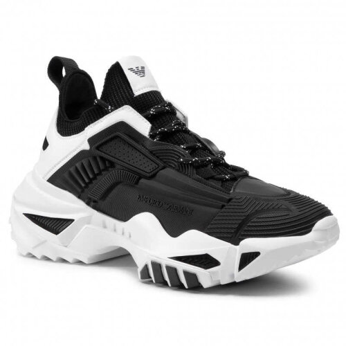 Emporio Armani Bağcıklı Erkek Sneaker - 1