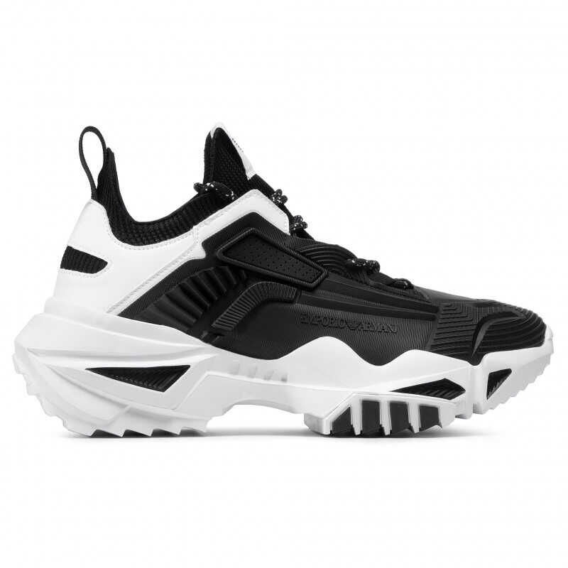 Emporio Armani Bağcıklı Erkek Sneaker - 2