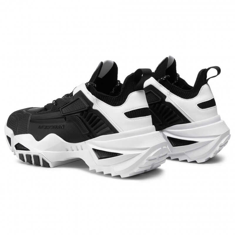 Emporio Armani Bağcıklı Erkek Sneaker - 5