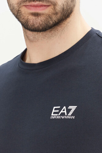 Emporio Armani Bisiklet Yaka Erkek Logolu T-Shirt - 4