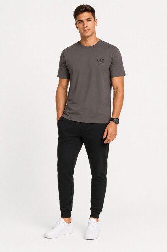 Emporio Armani Bisiklet Yaka Erkek Logolu T-Shirt - 2